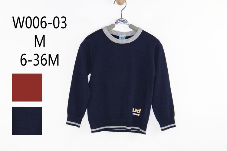 Picture of W00603- BOYS HIGH QUALITY WINTER ROUNDNECK SWEATER - CLASSIC
